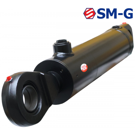 POLSKI MOCNY SIŁOWNIK HYDRAULICZNY CYLINDER SKOK 400 SKRAW-MET